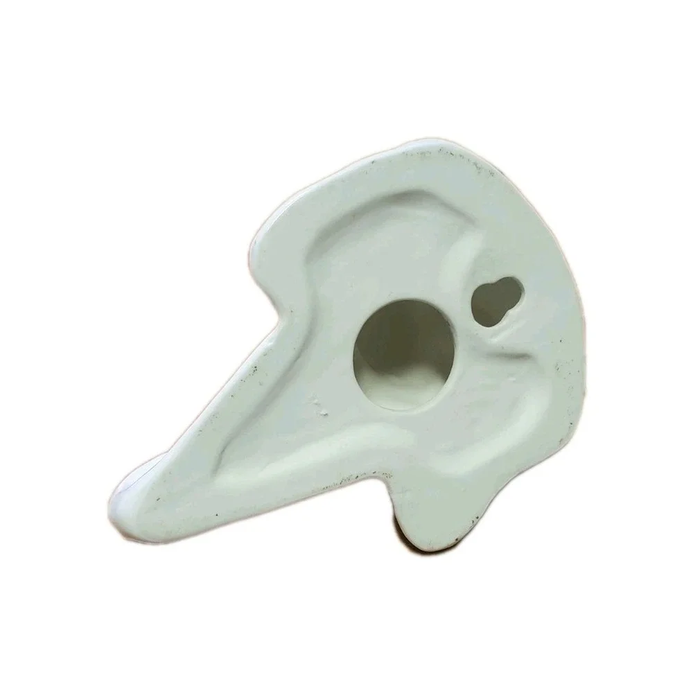 Springer‎ Spaniel Dog Head Figurine Wall Hook Hanging White Ceramic